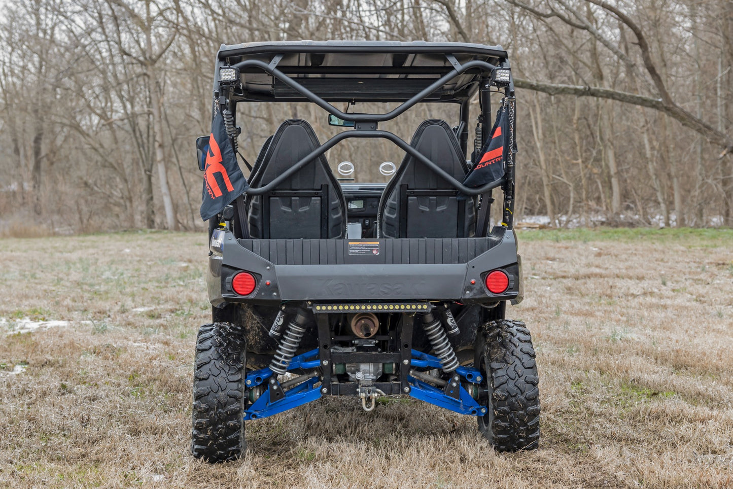LED Light Kit | Rear Mount | 2" Black Pair | Flood | Kawasaki Teryx 4 1000/Teryx4 800