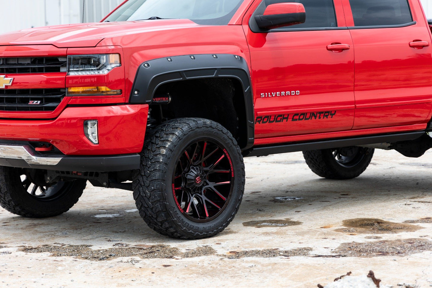 Fender Flares | Defender | 6'7" & 8' Bed | GPA Graphite | Chevy Silverado 1500 (14-18)