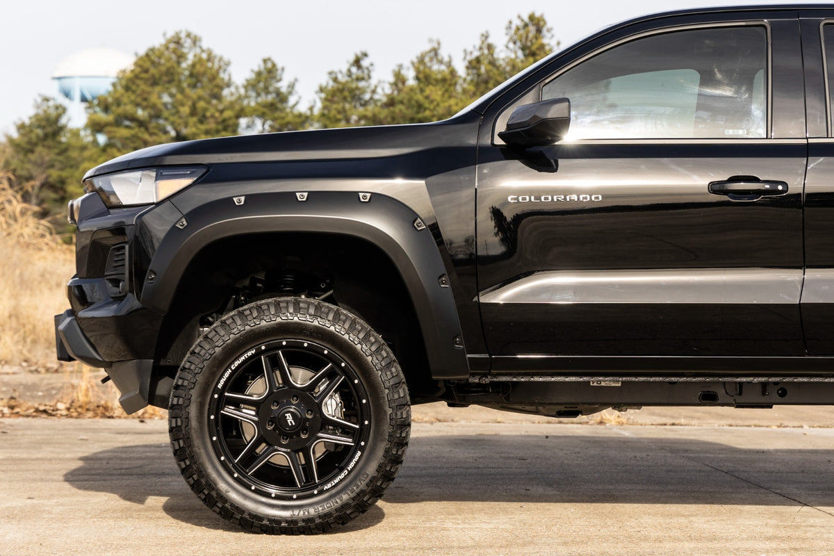 Pocket Fender Flares | GAZ Summit White | Chevy Colorado 2WD/4WD (2023-2026)