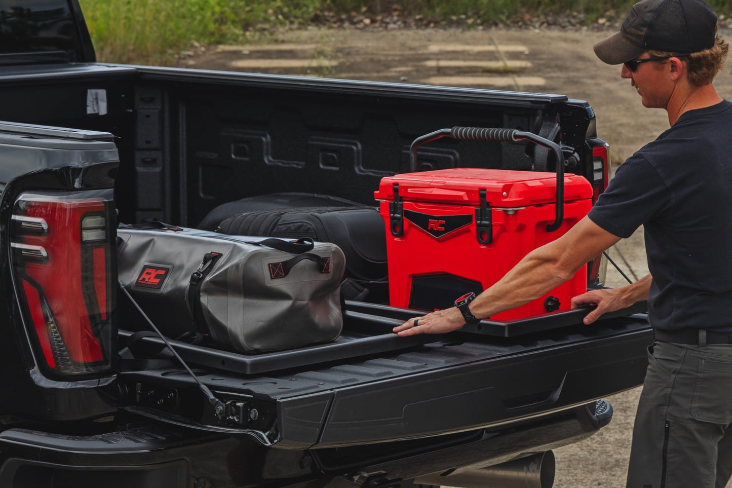 Slide-Out Truck Bed Cargo Trays | Fits 6'7"–6'10" Beds | Easy Tailgate Access