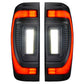 Oracle 19-23 GMC Sierra Black Series Flush Style LED Tail Lights - Factory Halogen