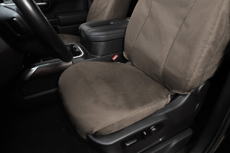 Covercraft 19-24 Dodge RAM Waterproof Polyester SeatSaver Custom Front Row Seat Covers - Taupe