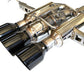 Invidia 22+ HONDA CIVIC TYPE-R FL5 R400 SINGLE LAYER BLACK TIP CAT-BACK (NON POLISH PIPE)