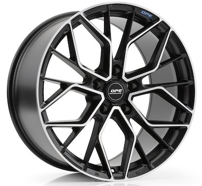 OPE Venom 20x9.0 5x115 MATT BLACK MACHINED FACE+MILL  | ET  20  | CB  60.1