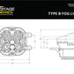 Diode Dynamics SS3 Pro Type B Kit ABL - Yellow SAE Fog