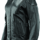 River Road Race Leather Jacket Black Womens - Small