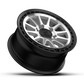 fifteen52 Range HD 17x8.5 6x139.7 0mm ET 106.2mm Center Bore Machined Clear/Gloss Black Wheel