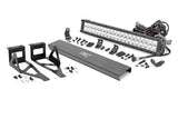 LED Light Kit | Bumper | 20" Chrome Dual Row | White DRL | Ford F-250/F-350 Super Duty (05-07)