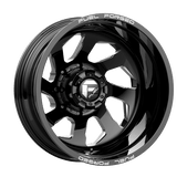 Fuel 1PC FF39D DRW 20X8.25 8X200 -202 NBL (DR) Wheels