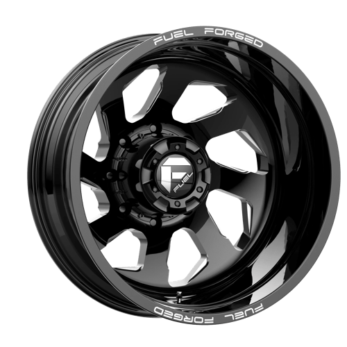 Fuel 1PC FF39D DRW 22X8.25 8X200 -202 NBL (DR) Wheels