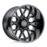 Black Rhino BRGRM 22X11.5 8X170 G-BLK-MILL -44MM Wheels