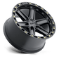 Black Rhino Hard Alloys BR HENDSN 17X9 6X132 +12 74.5 M-BLK BRAS Wheels
