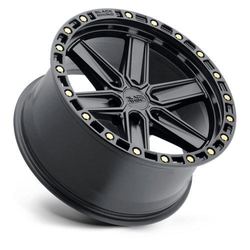 Black Rhino Hard Alloys BR HENDSN 17X9 6X132 +12 74.5 M-BLK BRAS Wheels