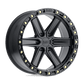 Black Rhino Hard Alloys BR HENDSN 17X9 6X132 +12 74.5 M-BLK BRAS Wheels