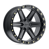 Black Rhino BRHDS 17X9 6X132 B-BLK-BRASSBLT 12MM Wheels