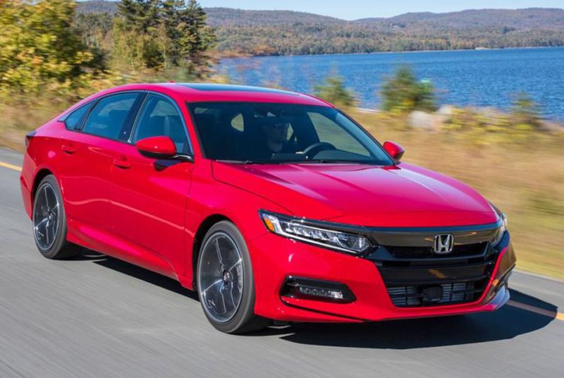 2018-2020 Honda Accord Sedan 2PC Front Splitter
