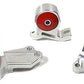 Innovative 88-91 Civic B-Series Silver Aluminum Mounts 75A Bushings (Cable to Hydro Conversion)