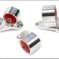 Innovative 90-91/92-93 Acura Integra GS-R Silver Aluminum Billet Mount Kit 60A Bushings (Cable)