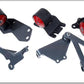 Innovative 88-91 Civic B-Series Black Steel Mounts 75A Bushings (Cable to Hydro Conversion)