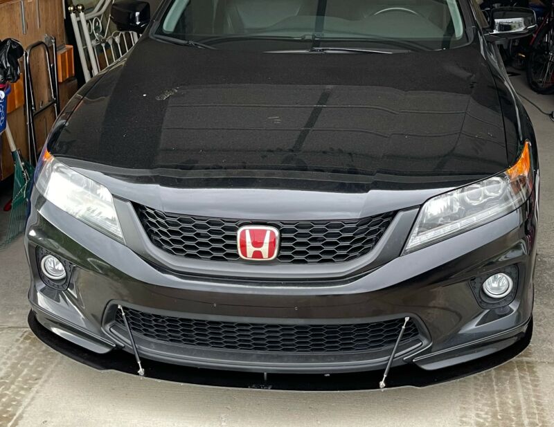 2013-2015 Honda Accord Coupe 2PC Front Splitter