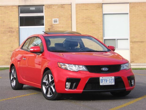 2010-2013 Kia Forte Koup 2PC Side Splitters