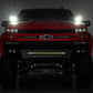LED Light Kit | Ditch Mount | 2" Black Pair | Amber DRL | Chevy Silverado 1500 (19-26)