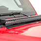 LED Light Kit | Hood Mount | 30" Black Single Row | Jeep Gladiator JT/Wrangler JL (18-26)