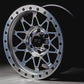 Rough Country 78 Series Wheel | Simulated Beadlock | Full Machine | 18x9 | 6x5.5 | -12mm