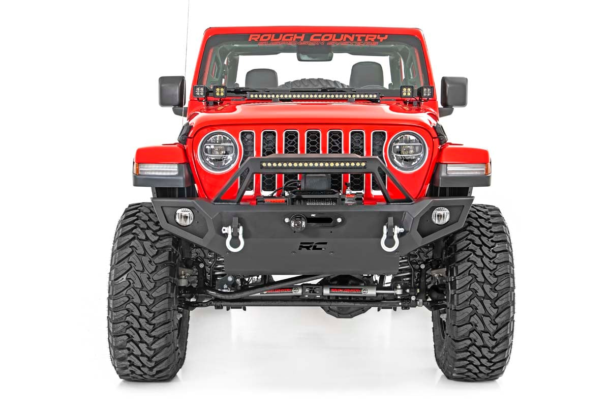 LED Light Kit | Quad | Cowl Mount | 2" Black | Amber DRL | Jeep Gladiator JT/Wrangler JL (18-26)