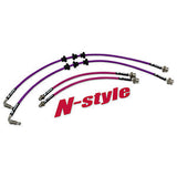 N-Style R32 GTS-T Braided Brake Line Set