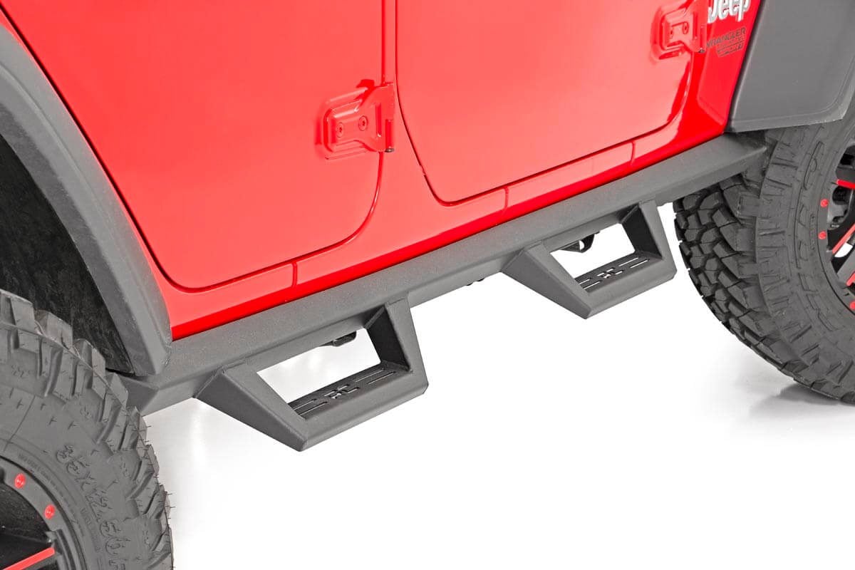 Contoured Drop Steps | 4 Door | Jeep Wrangler JL (21-25)/Wrangler Unlimited (18-25)