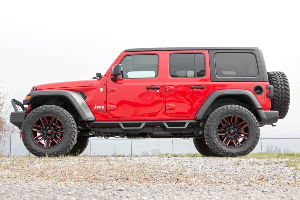 Contoured Drop Steps | 4 Door | Jeep Wrangler JL (21-25)/Wrangler Unlimited (18-25)