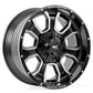 Rough Country 93 Series Wheel | One-Piece | Matte Black | 20x10 | 8x6.5 | -18mm