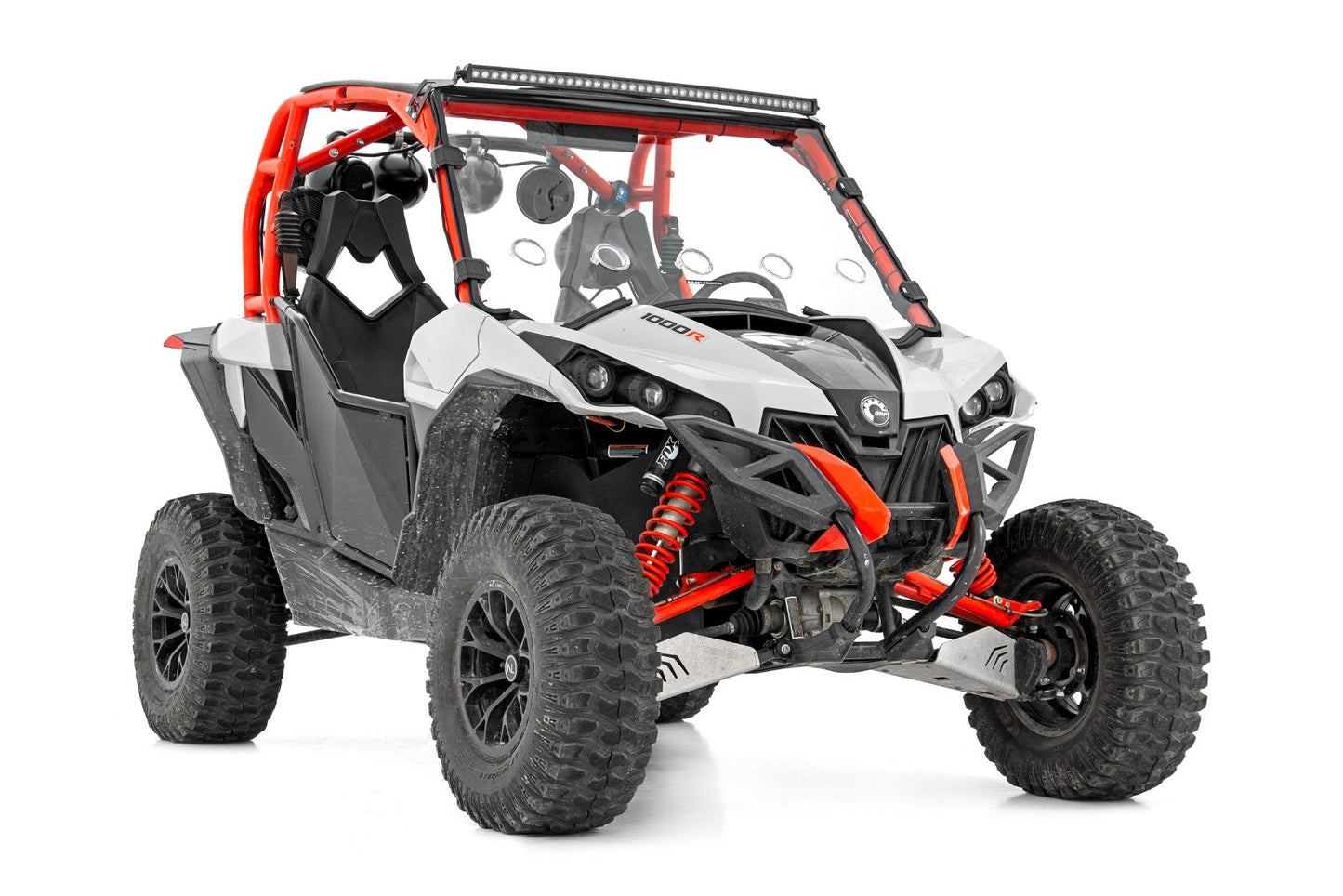 LED Light Kit | Front Mount | 40" Black Dual Row | White DRL | Can-Am Commander Max 1000