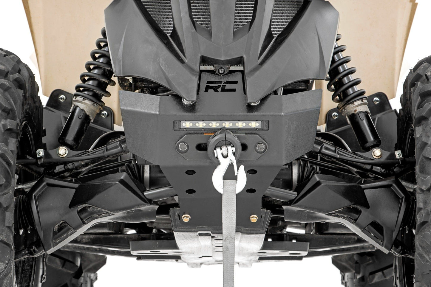 Winch Bumper | 4500-Lb Winch | Black Series LED | 6" Light | Can-Am Renegade 1000/Renegade 500