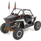 Whip Mount | Cage | 4' Multl-Color LED Whip Pair | Polaris RZR XP 1000