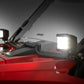 LED Light Kit | Cage Mount | 2" Chrome Pair | Wide Angle | Honda Talon 1000