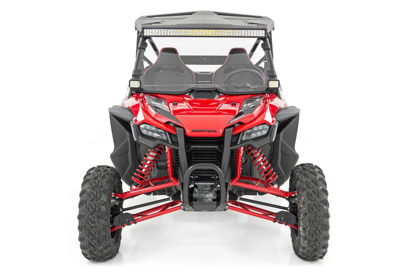 LED Light Kit | Front Mount | 40" Black Dual Row | White DRL | Honda Talon 1000