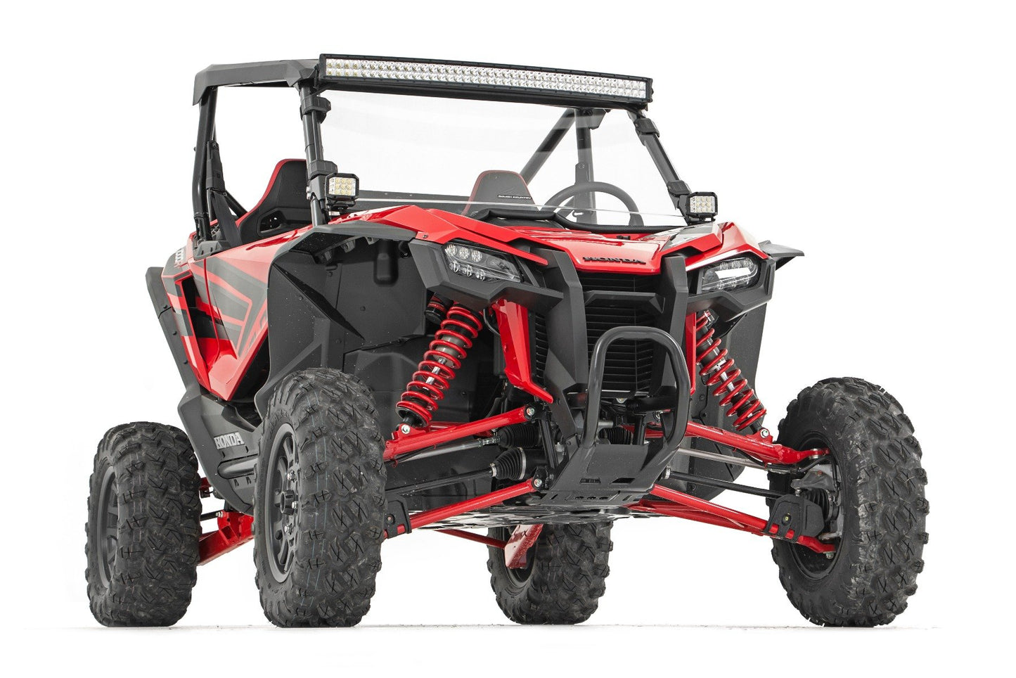 LED Light Kit | Front Mount | 40" Black Dual Row | White DRL | Honda Talon 1000