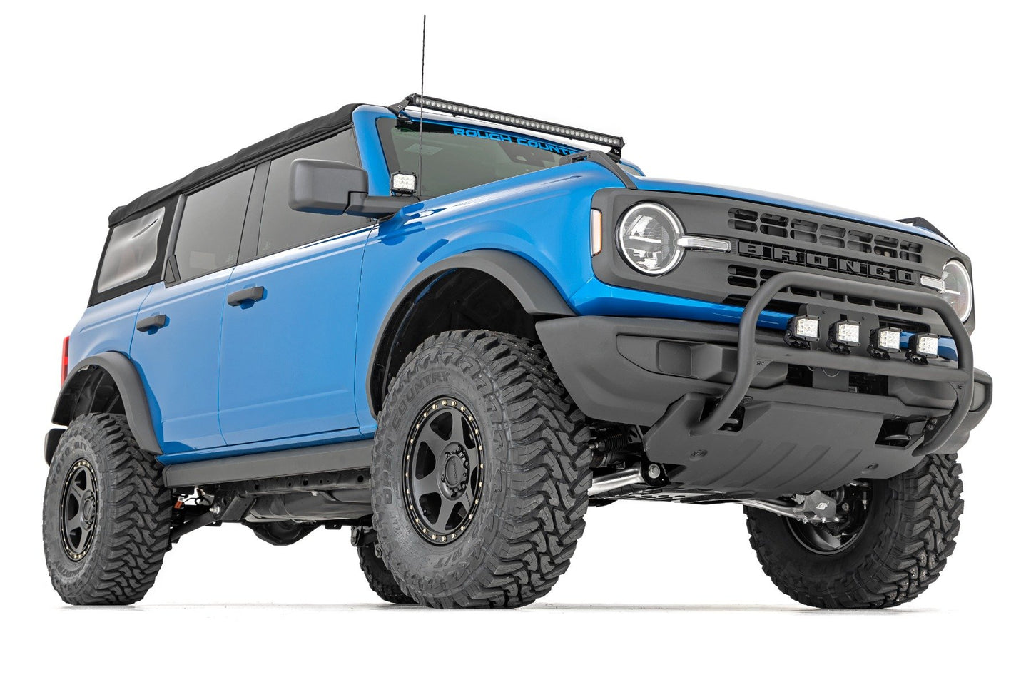 Nudge Bar | 20 Inch BLK DRL Single Row LED | Ford Bronco 4WD (2021-2025)