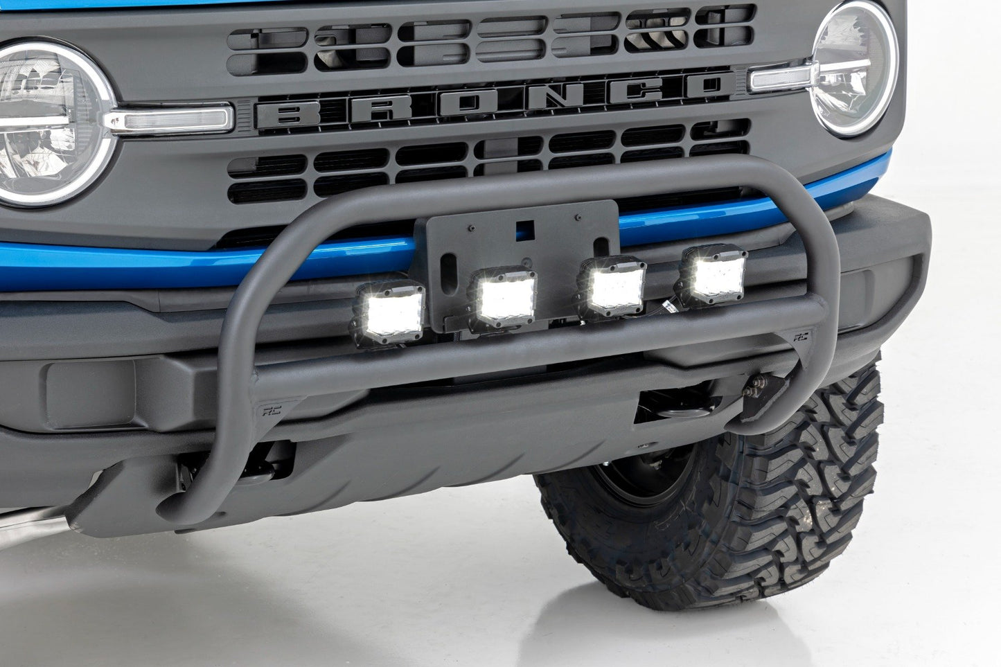 Nudge Bar | 20 Inch BLK DRL Single Row LED | Ford Bronco 4WD (2021-2025)