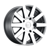 Black Rhino BRJRN 18X8 6X5.5 G-GNMTL-MIR 48MM Wheels