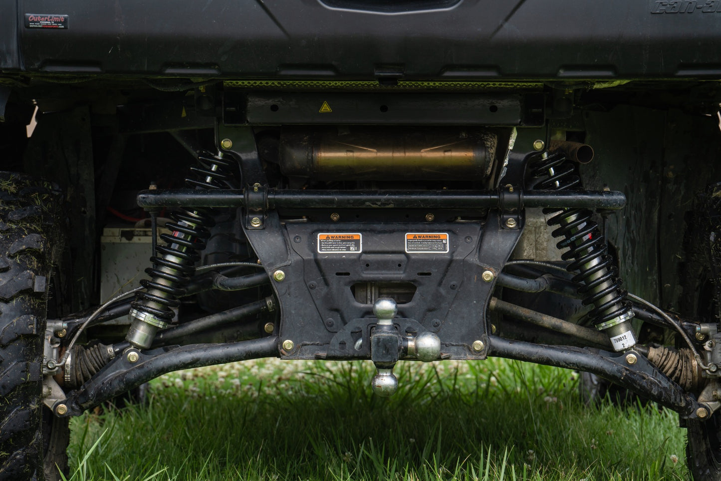 M1 Rear Coil Over Shocks | Ride Height Adjust | Can-Am Defender MAX HD10