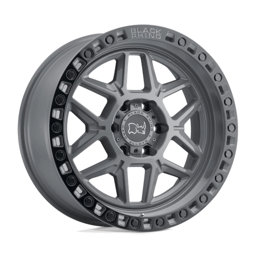 Black Rhino Hard Alloys BR KELSO 17X9 6X139 -12 112 BTL GRY BLK Wheels