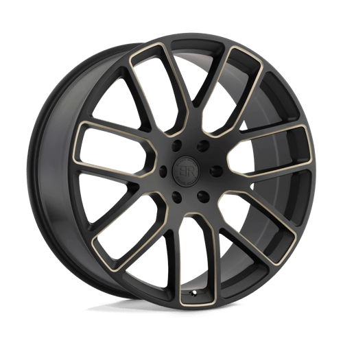Black Rhino BRKUN 22X9.5 6X135 M-BLK-DDT-MILL 30MM Wheels