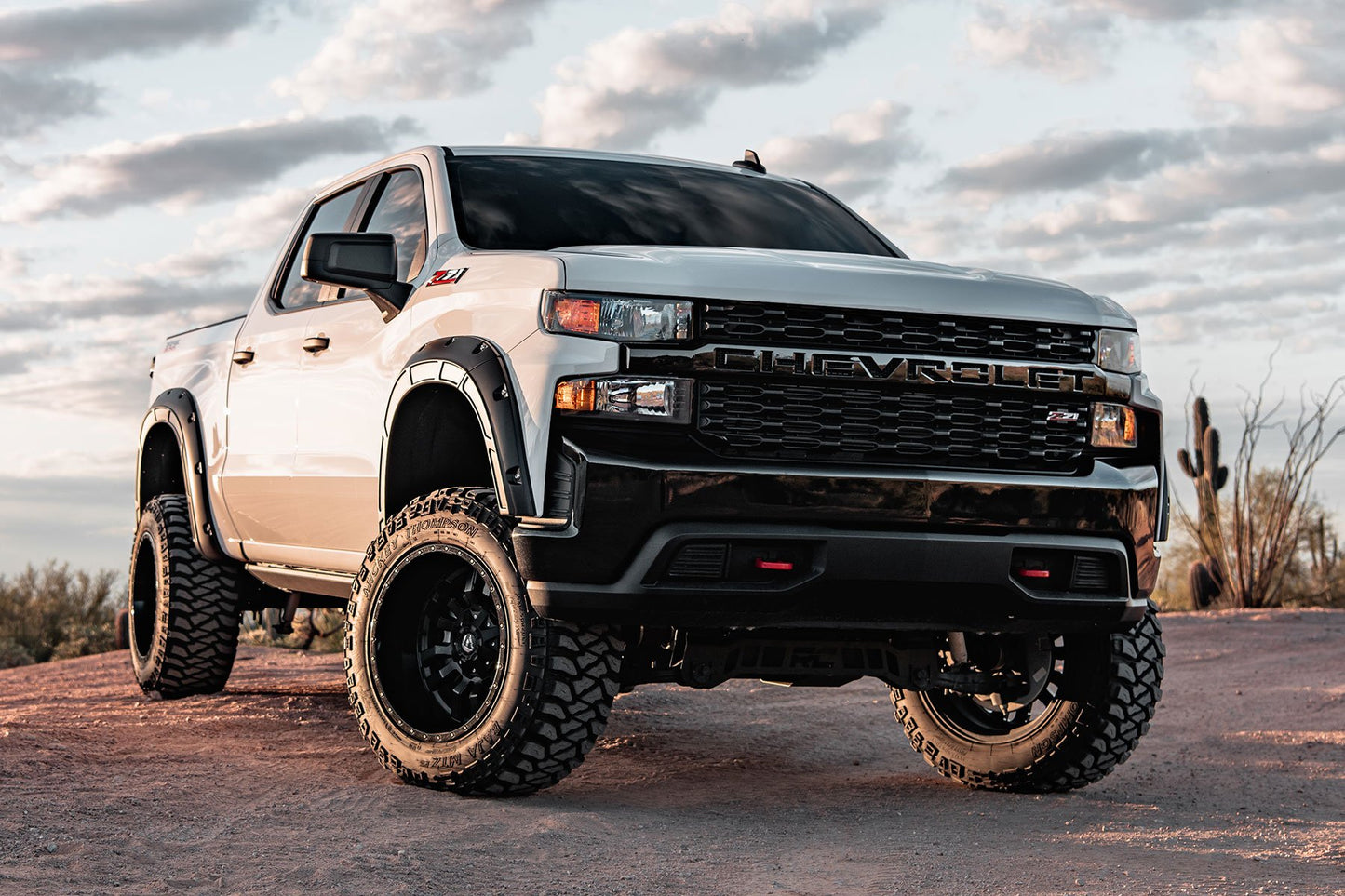 Fender Flares | Defender | G9K Satin Steel | Chevy Silverado 1500 (19-24)