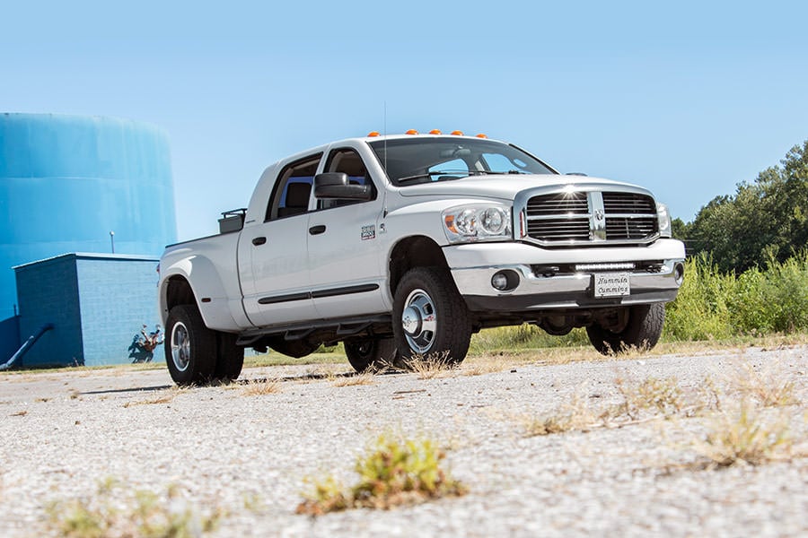 LED Light Kit | Bumper Mount | 20" Black Single Row | Ram 2500 (03-10)/2500 (11-18)/3500 (11-18)