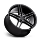 Mandrus MNBMN 20X8.5 5X112 SEMI-G-BLK MIR-FC 22MM Wheels
