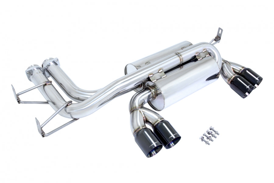 BMW E46 M3 2001-2006 – Supremo Exhaust Black Chrome Rolled Tips – MR-ABE-BE46M3OE-BC