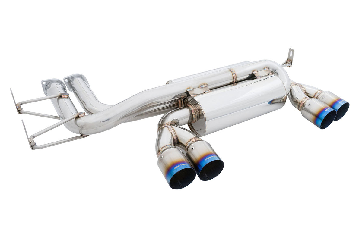 BMW E46 M3 2001-2006 – Supremo Exhaust Blue Ti-Tips – MR-ABE-BE46M3OE-BT